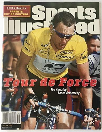 Ленс Армстронг Спорт илустрирано си списание тур де франс без етикета 7/24/2000