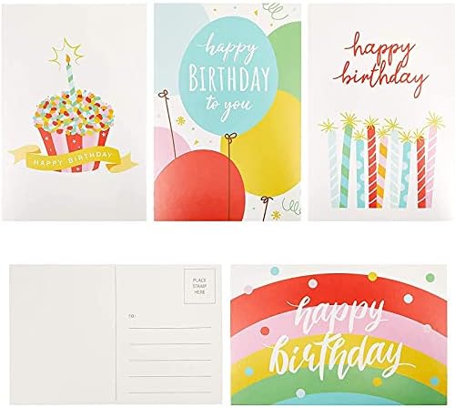 Пипило печат среќен роденденски разгледници Масовно сет со 4 дизајни