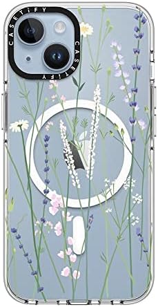 Casetify Clear iPhone 14 Случај [Не Пожолтување / 6.6 стапки Заштита Капка/Компатибилен Со Magsafe] - Џиџи Градина Флорали