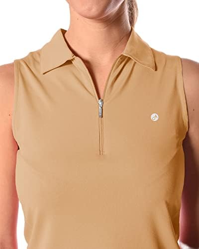 Aurенски резервоар за голф без ракави на Аургелмир, маички 1/4 ZIP обичен лесен тренинг тениски поло кошули