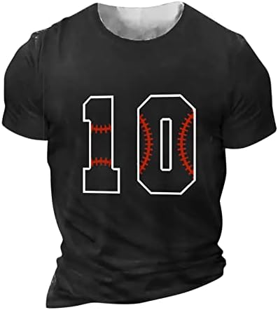 Менс 2023 летна мода обична маица со кратки ракави со кратки ракави, гроздобер бејзбол маички за печатење пулвер, врвот на врвот