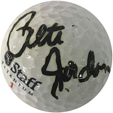 Пит Jordanордан го автограмираше персоналот на титаниум 1 топка за голф - автограмирани топки за голф
