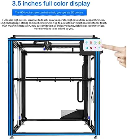 X5SA-500 BIG 3D Impresora 500 * 500mm Голема големина на печатење Директен погон Екстрадудер 3Д-печатач за автоматско ниво на