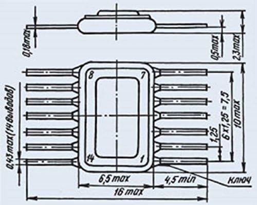 С.У.Р. & R Алатки IC/Microchip K178Li1 Analoge MEM1014 SSSR 2 компјутери