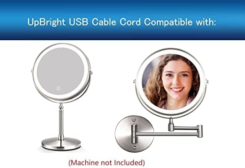 Исправен Нов USB Кабел За Полнење Кабел За Полнач Кабел За Напојување Компатибилен Со Amznevo На Полнење 8 Осветлено Огледало