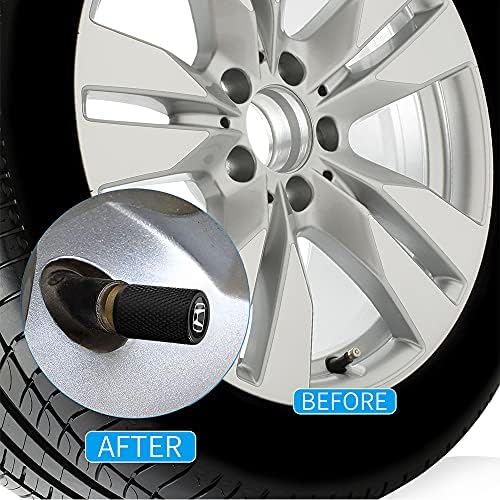 4PCS Вентила за гума на тркала за автомобили Вентила за матични капаци на логото Модификација на личноста за модификација на