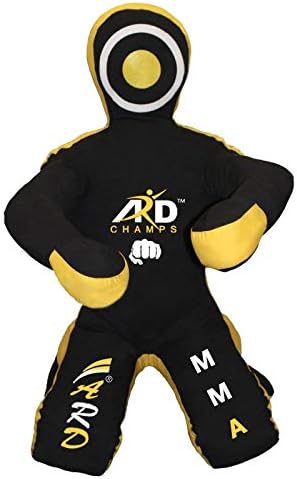 Ard-Champs 2fit Бразилско платно за фаќање на платно, клекне мама мма борење џудо црно/жолто
