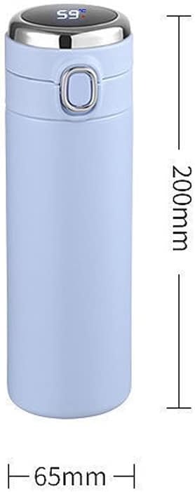 CXDTBH креативен грашок со паметен изолација шише од не'рѓосувачки челик дигитален термос кригла машки и женски студентски преносен чаша