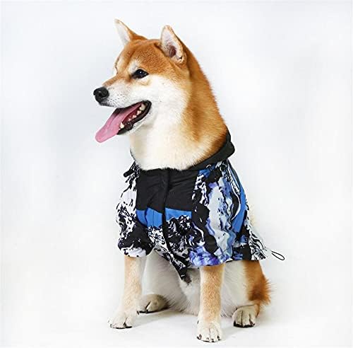 „Fansубители на кученцата“ водоотпорна јакна за кучиња за мало средно кученце со кучиња со качулка за зимско палто за кучиња