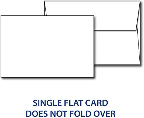 4 x 6 бело картонски картон - празно залихи за покани, индекс или картички за белешки - Компатибилен со тешки 80lb капакот на