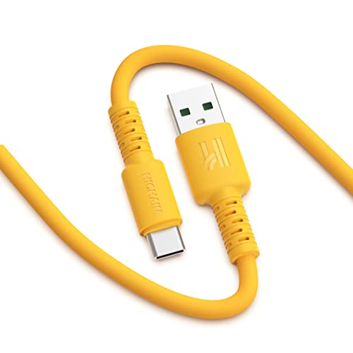 Hichain USB A до USB C кабел, кабел за полнење од типот C, мек допир кабел, водоотпорен, трансфер на податоци за Huawei/HTC/Xiaomi/Galaxy