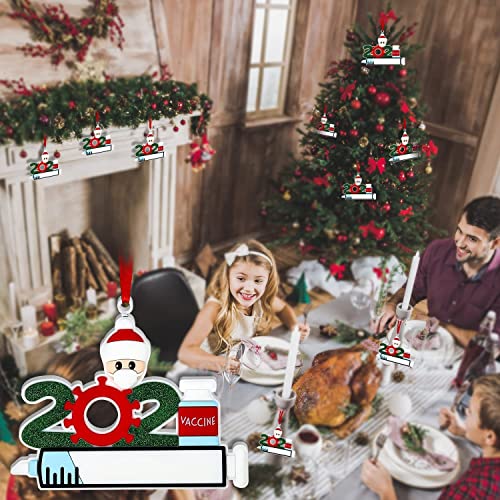Персонализирани семејни Божиќни украси 2021, слатки прилагодени украси за новогодишни елки, уникатен украс за висина за креативни