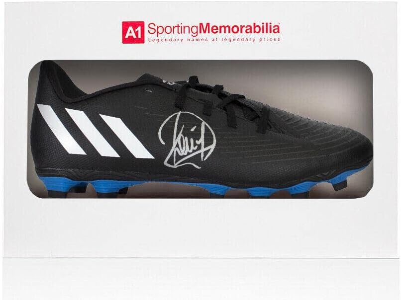 Паоло ди Канио потпишан фудбалски чизми - Адидас - Подарок кутија Автограм Клит - Автограмски фудбалски спојки