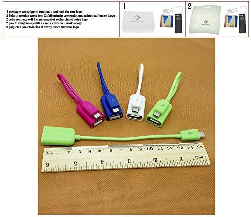 Тестирана шарена домаќинка микро USB до USB мини OTG адаптер за кабел погоден за Samsung Xiaomi HTC LG Android телефон за сјајни