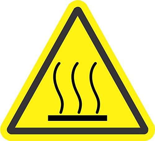 Индигос УГ - Налепница - Безбедност - ПРЕДУПРЕДУВАЕ - Знак за етикета за безбедност ISO - Симбол за меѓународно предупредување