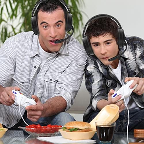 Слушалки За Стерео Игри Jeecoo V20 ЗА Ps4 PS5 Xbox Слушалки Со Едно Уво Со Поништување На Бучава СО Лесни Меки Слушалки ПРЕДВОДЕНИ