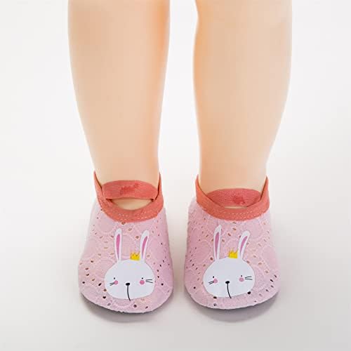 Балетски чевли за балет за девојчиња за девојчиња, момчиња подни чорапи боси чевли чорапи кои не се лизгаат животински цртан