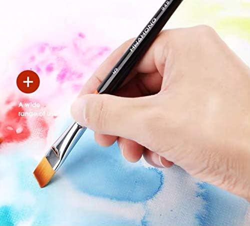 JYDQM 8PCS/Поставете рамен врв акрилен уметнички занает уметник нафта Акварела сликарство сликарска четка за четка за пенкало