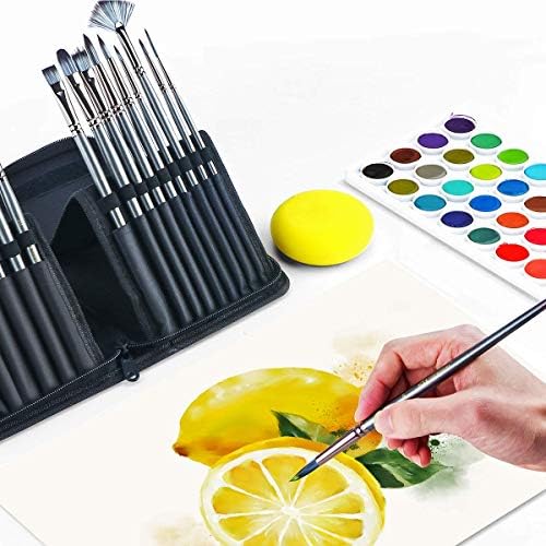 Transon Artist Caintbrush Set со кутија за четки и држач за маркери на пенкало од 96 дупки