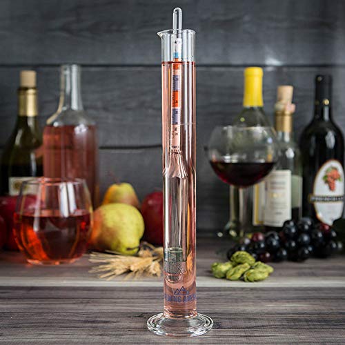 Адамас-бета пиво хидрометар Винонски степен на шеќер степени само-варен хидрометар за вино, специфичен опсег на гравитација