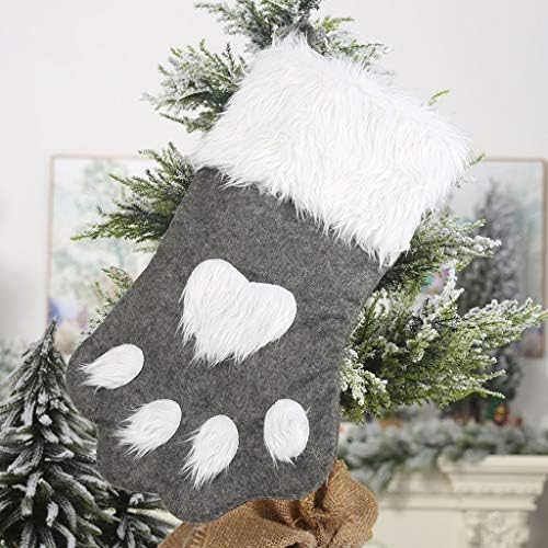 Валентин мини gnomes миленичиња украси подарок сиви висечки чорапи црвена торба детска Божиќна Божиќна украс хартија лустер