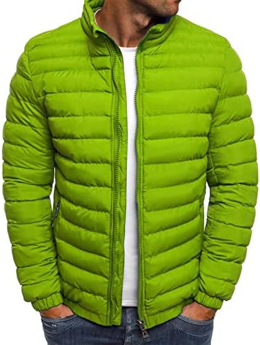 ADSSDQ Зимски јакни за мажи, одмор за надворешни работи за одмор, плус големина зимска мода со долга ракав јакна од средна тежина