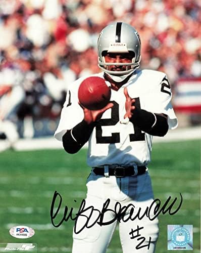 Клиф гранка потпишана 8x10 Фото PSA/DNA Oakland Raiders Autographed - Автограмирани НФЛ фотографии