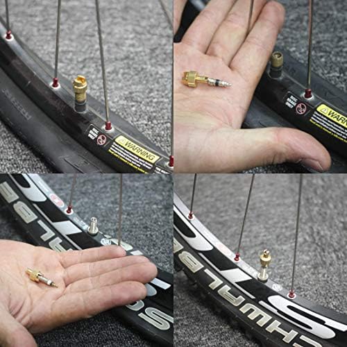 Dymoece велосипед без цевки за заптивната гума за заптивната гума и алатката за отстранување на јадрото на вентилот Presta Schrader