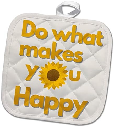 3drose Слика на сончоглед со текст на тоа што ве прави среќни - постери