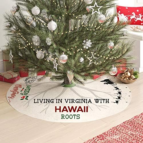 Мајка и Јас Елка Здолниште 44 Инчи - Живеење Во Вирџинија Со Корени На Хаваи-Божиќни Украси На Долги Растојанија Затворено На
