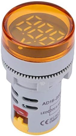 6-100V Трајни тркалезни DC Индикатор за мерач на напон LED дисплеј тестер за ламба на волтметар 50 * 30 * 30мм