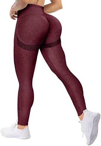 Fittoo Butt Lift Беспрекорни хеланки за жени со високи половини за тренингот за јога панталони