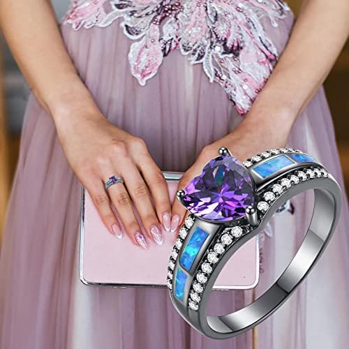 2023 година Нов ангажман круг Циркони жени свадбени прстени накит за накит за жени полни дијамантски дами прстен Е момче прстени