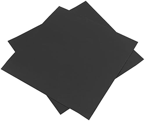 Seunmuk 150 пакет 12 x 12 инчи црна хартија за картони, 80 lb, печатење црна боја, картон, залихи за картички за белешка, занаетчиска калиграфија, картички, дебелина од 216GSM