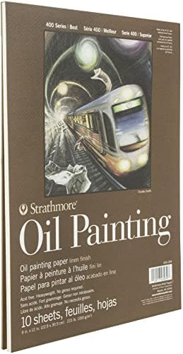 Стратмор 400 серија масло за сликање на масло 9 x12 -10 листови -62430309