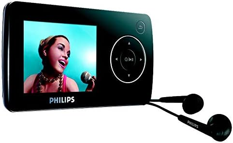 Filips SA32 4 GB Flash Video Mp3 плеер со FM радио и 1,8-инчен екран во боја