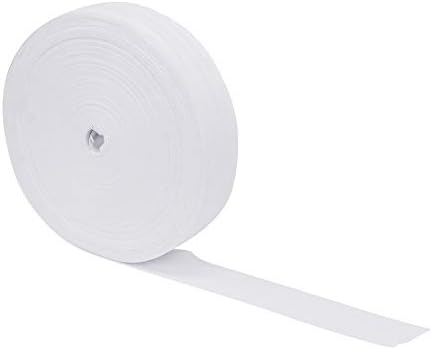 Мандала занаети памучна лента со двојка 2 инчи 50 јарди - Бела природна памучна лента за памучна лента - мека памучна лента