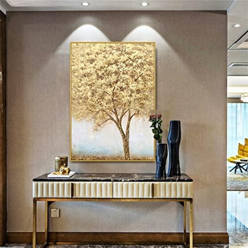 Дубао пари дрво за сликање пејзаж рачно изработено масло сликарство wallидна уметност домашна канцеларија декор