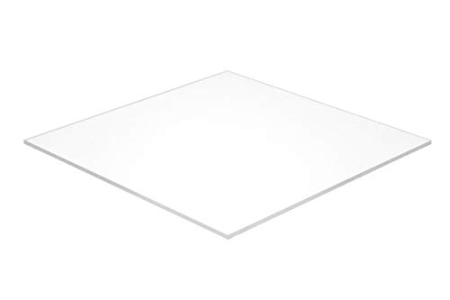 Фалкен дизајн акрилен плексиглас лист, зелен транспарентен, 7 x 7 x 1/8