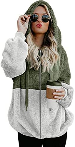 Зимска јакна од фрагарни за жени, плус големина на дуксерот со димензии, зимска топла патент џебови, палто за надворешна облека
