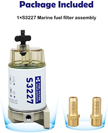 Фуш Филтер за гориво на морско гориво собрание на вода за сепаратор на вода се вклопува за морски морски вонбродски мотор Заменете