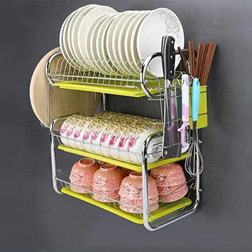 PDGJG решетката за одвод од три слоеви, кујнски кутија за чување прибор за чување на куќиште за чинија против 'рѓа плоча