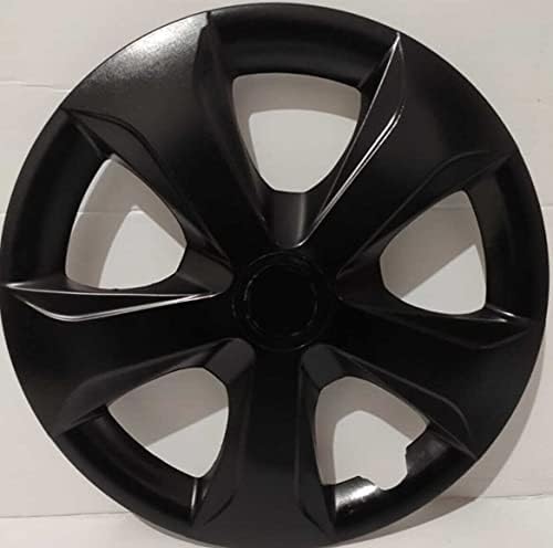 Копри сет од покривка од 4 тркала од 14 инчи црна Hubcap Snap-on Fit Mazda