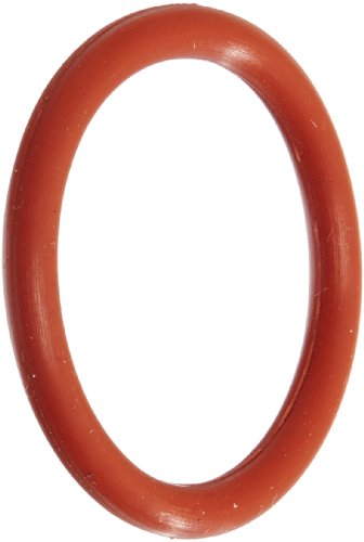 235 силиконски О-прстен, 70А Дурометар, црвен, 3-1/8 Ид, 3-3/8 ОД, 1/8 ширина