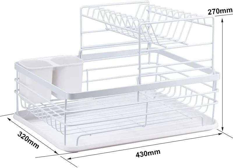 Дебела решетка за садови со сад за сад за кујнски сад за садови за садови со држач за складирање на држач за решетката за организатор